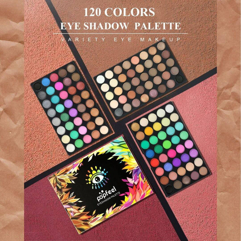 Popfeel Professional 120 Colors Eye Shadow Palette